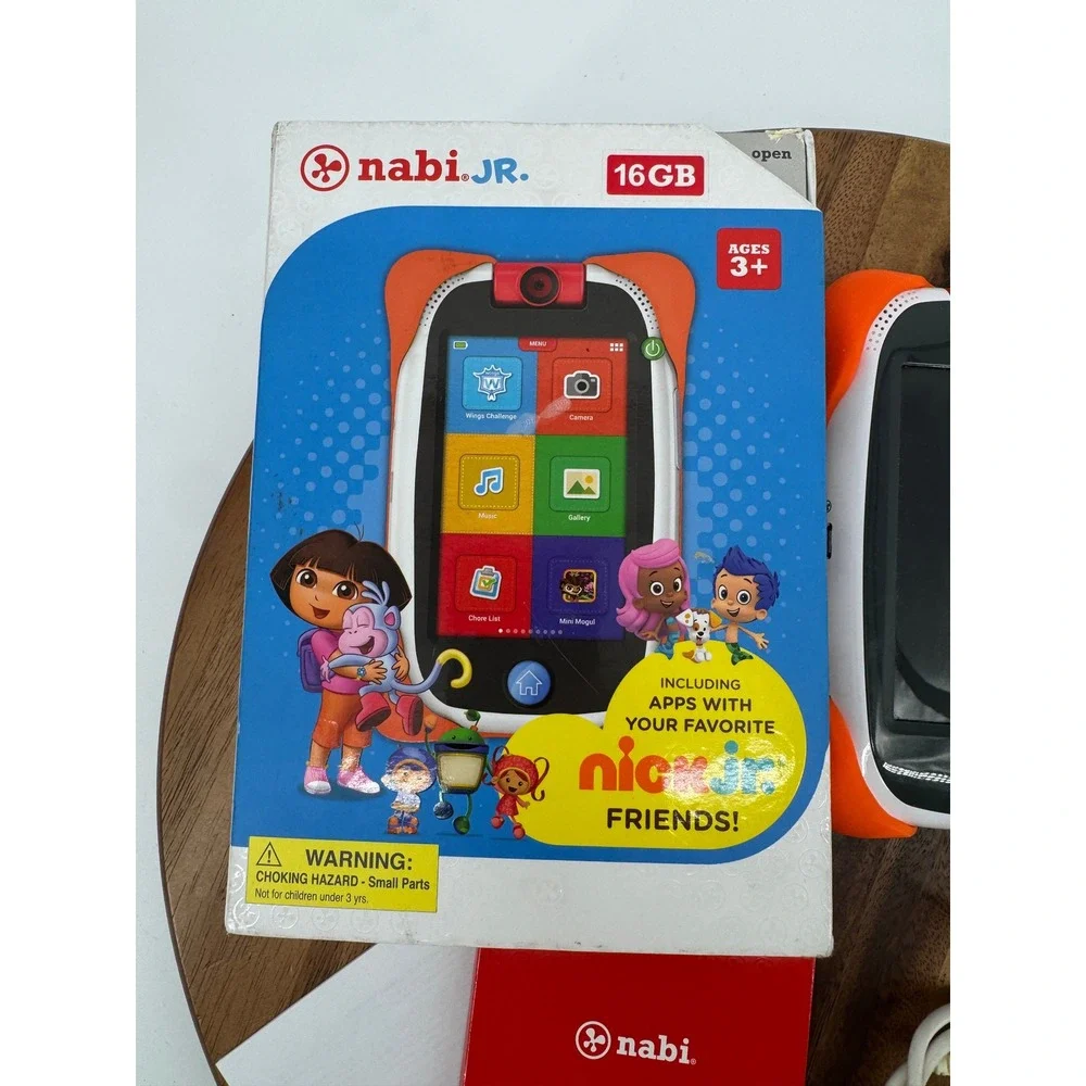 Nabi Jr Tablet Kids 16GB Orange Nick Jr Edition Educational Learning‎ NABJR-NV5B